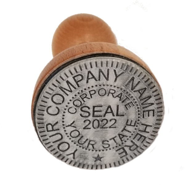 Corporate Seal Stamp Traditional Elegant